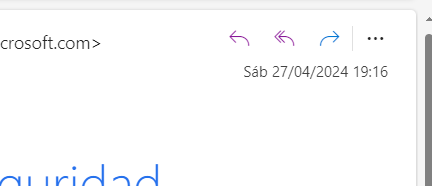 Acciones sobre un correo
